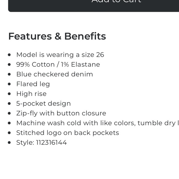 - Wrangler Earth Wash blue checkered denim jeans - Picture 5 of 9